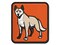 Dingo Australian Wild Dog Multi-Color Embroidered Iron-On or Hook & Loop Patch Applique